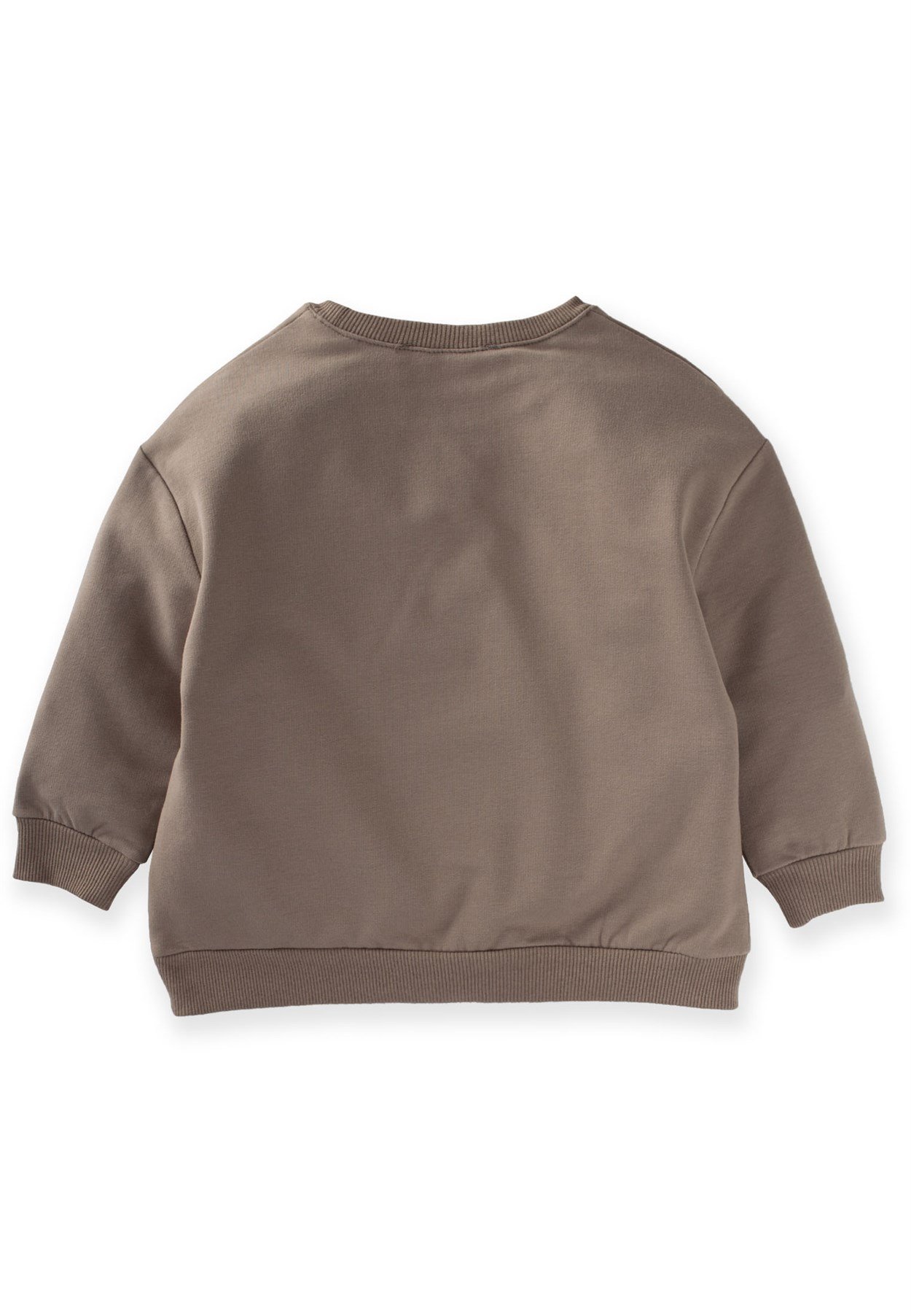 81029 - 5020Yeni Sezon - Üçgen Aplikeli Sweatshirt 2-7 Yaş VizonCigitÜçgen Aplikeli Sweatshirt 2-7 Yaş Vizon