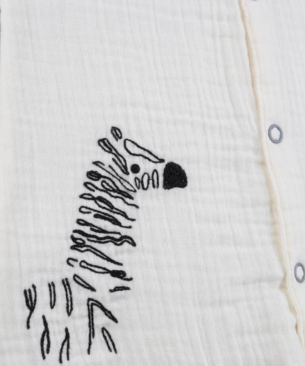 61616-013ZEBRA NAKISLI DBL FACE SORT TULUM 0-12 AY EKRU - cigit.com.trCigitZebra Nakıslı Dbl Face Sort Tulum 0-12 Ay EKRU