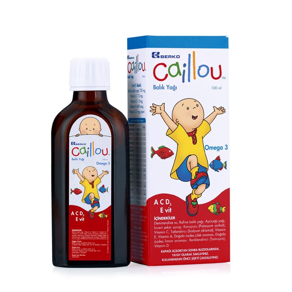 Caillou Balık Yağı Şurubu 100ml