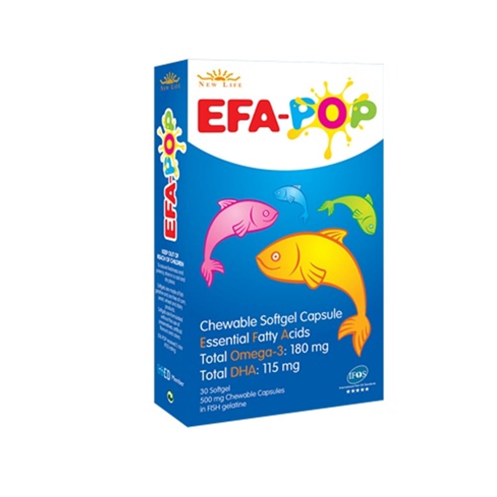 New Life EFA-POP Balık Yağı 500 mg 30 Softjel