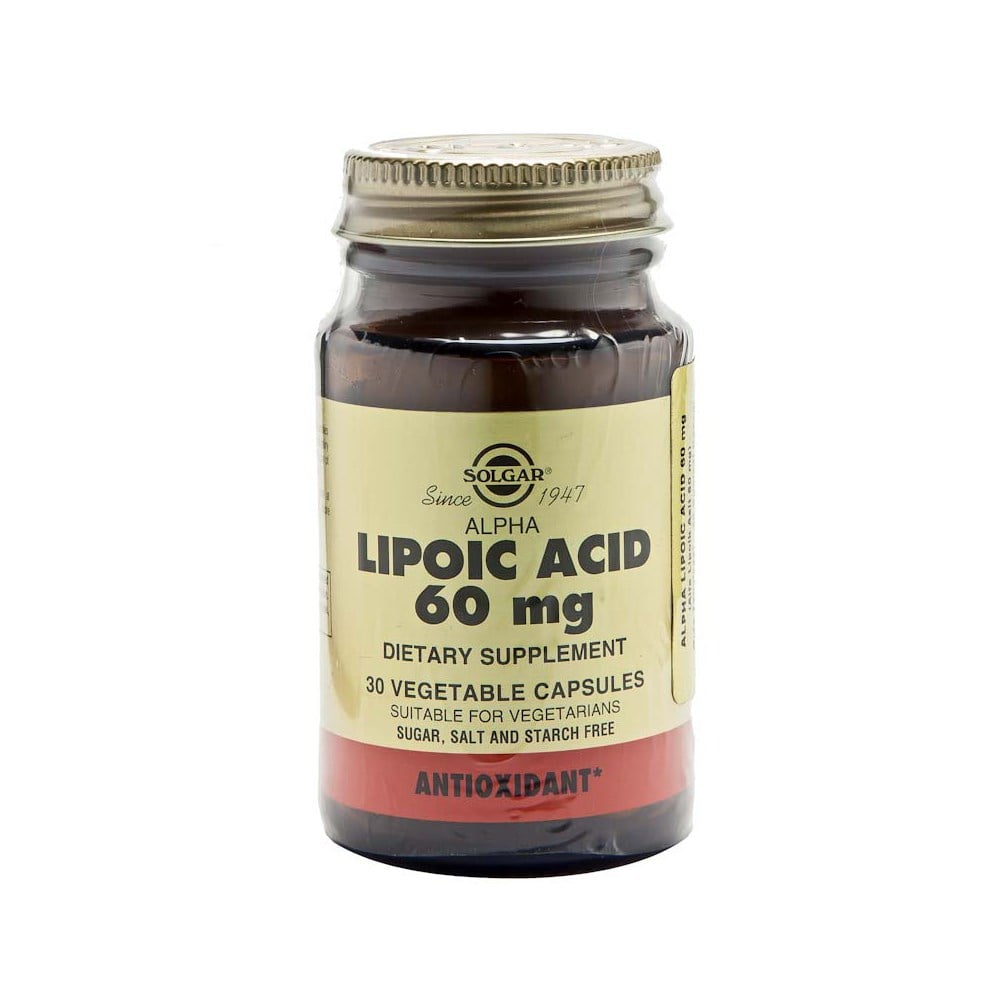 Solgar Alpha Lipoic Acid 60 mg 30 Kapsül