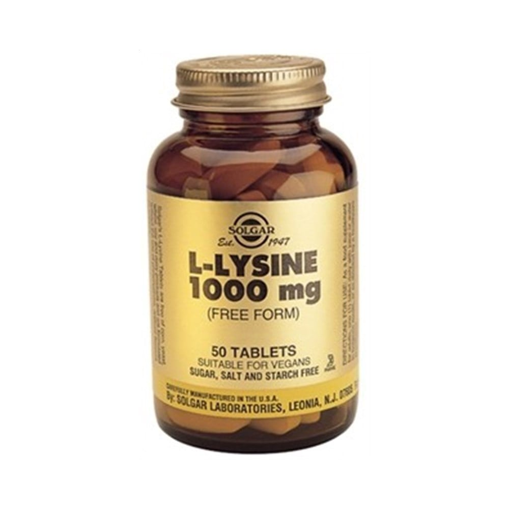 Solgar L-Lysine 1000 mg 50 Tablet