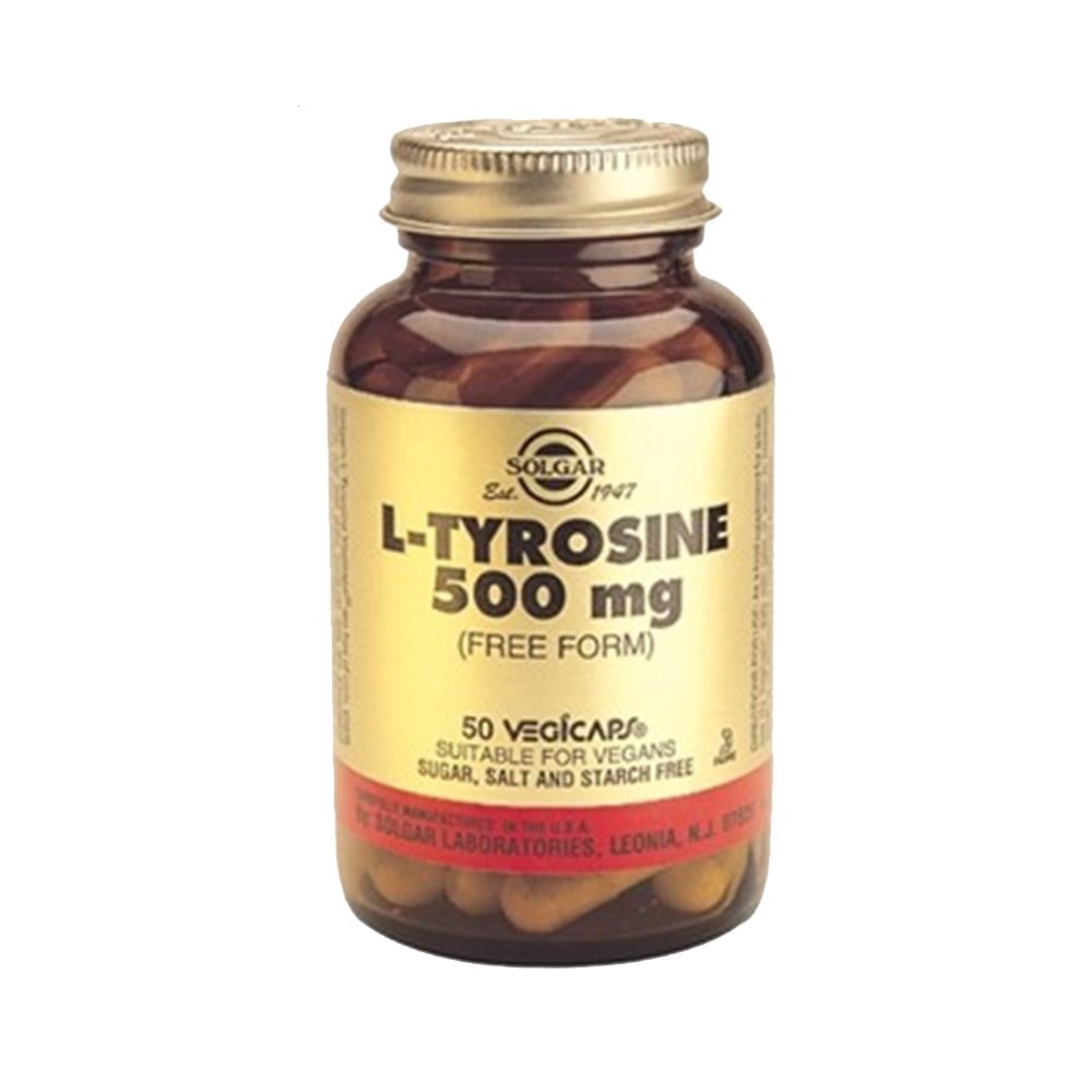 Solgar L-Tyrosine 500 mg 50 Kapsül