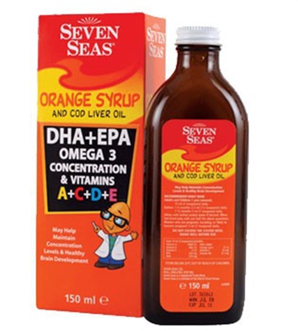 Seven Seas Balık Yağı Şurubu Portakal Aromalı