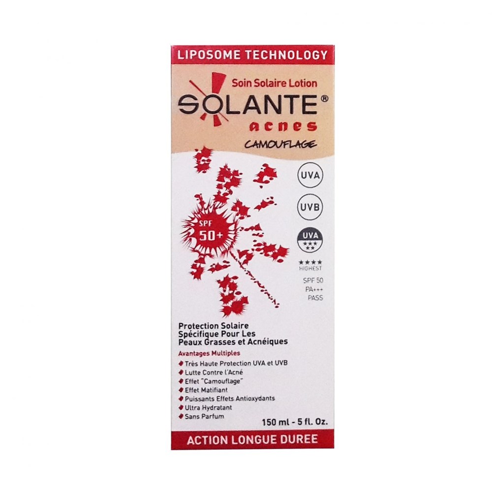 Solante Acnes Tinted Güneş Koruyucu 150 ml