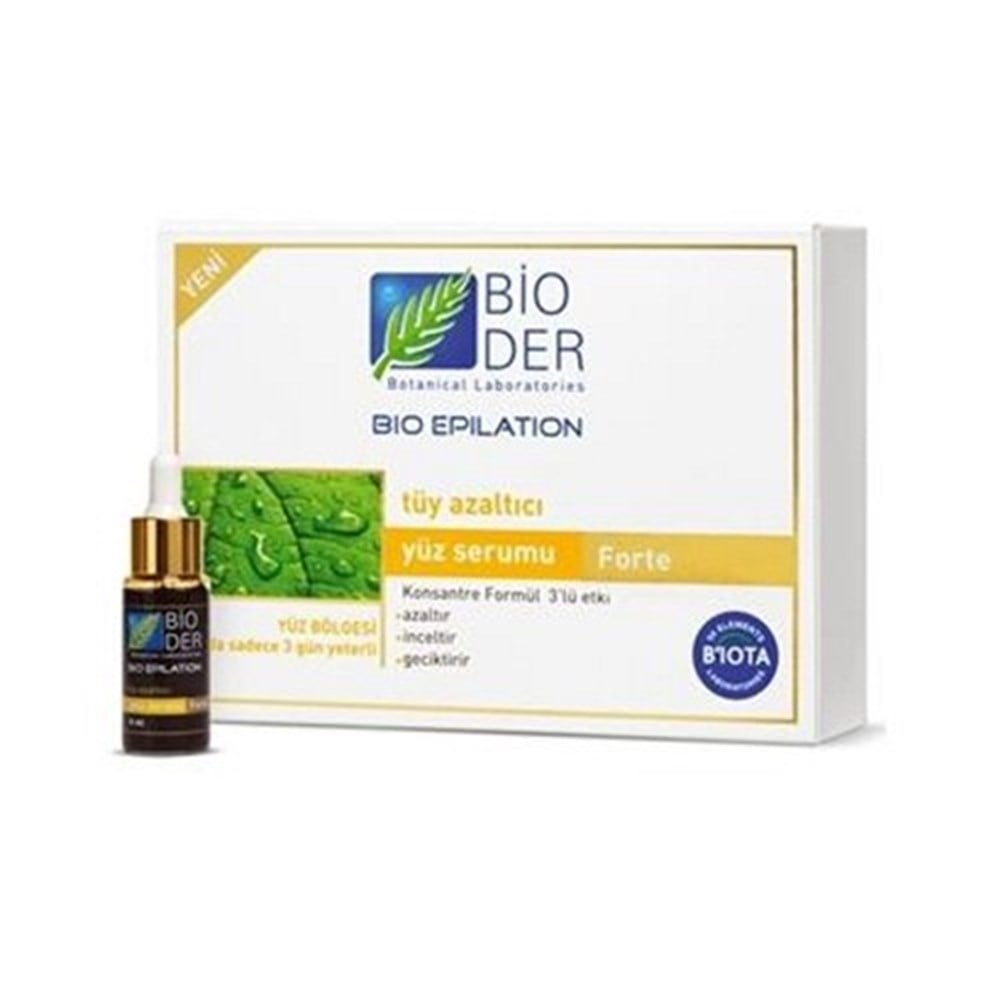 Bioder Bio Epilation Tüy Azaltıcı Yüz Serumu - FORTE