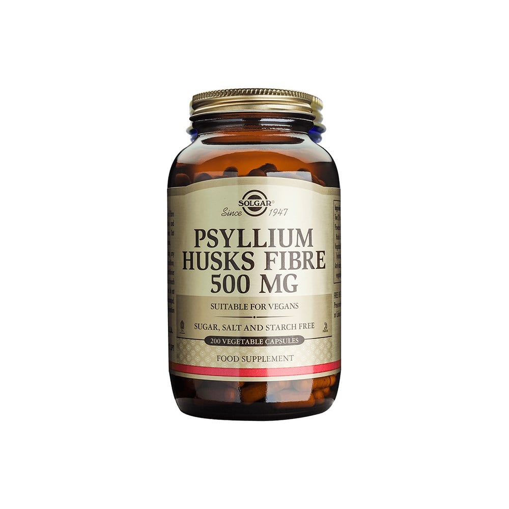 Solgar Psyllium Husks Fibre 500 mg 200 Kapsül