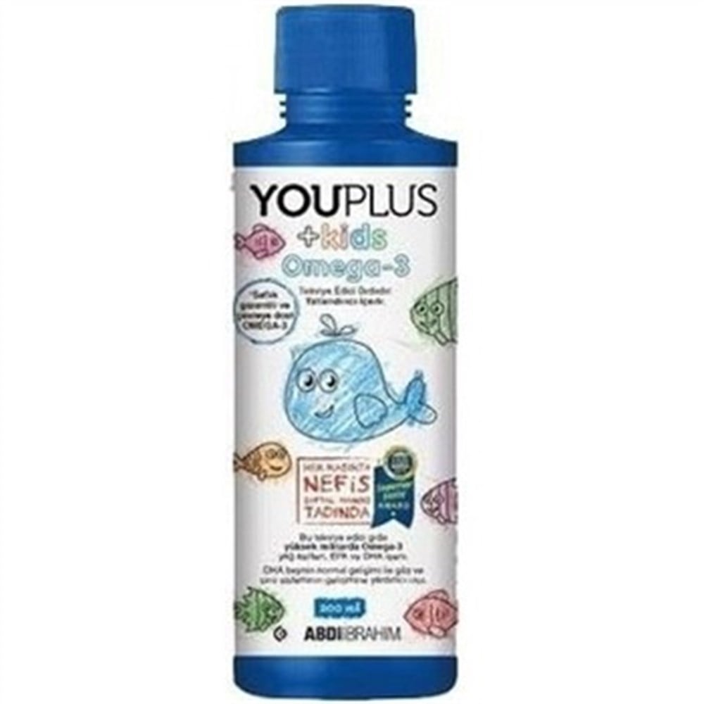 Youplus Omega 3 Balık Yağı Şurubu 200 ml