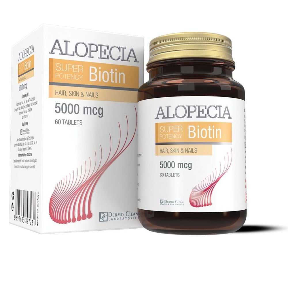 ALOPECIA Biotin 5000 mcg 60 Tablet