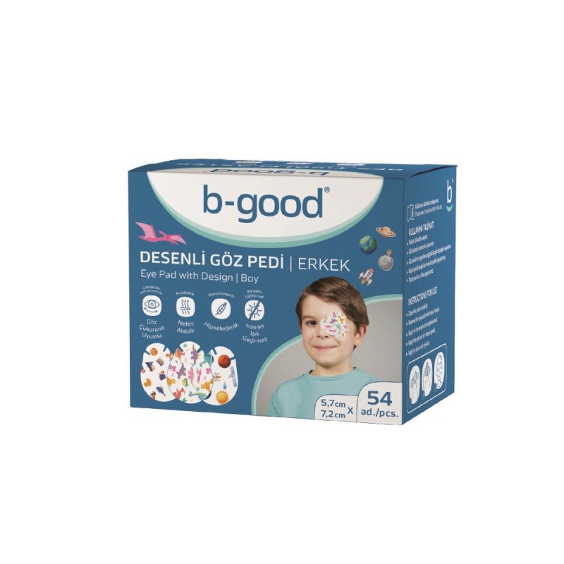 B-good Desenli Göz Pedi / Erkek 54'lü