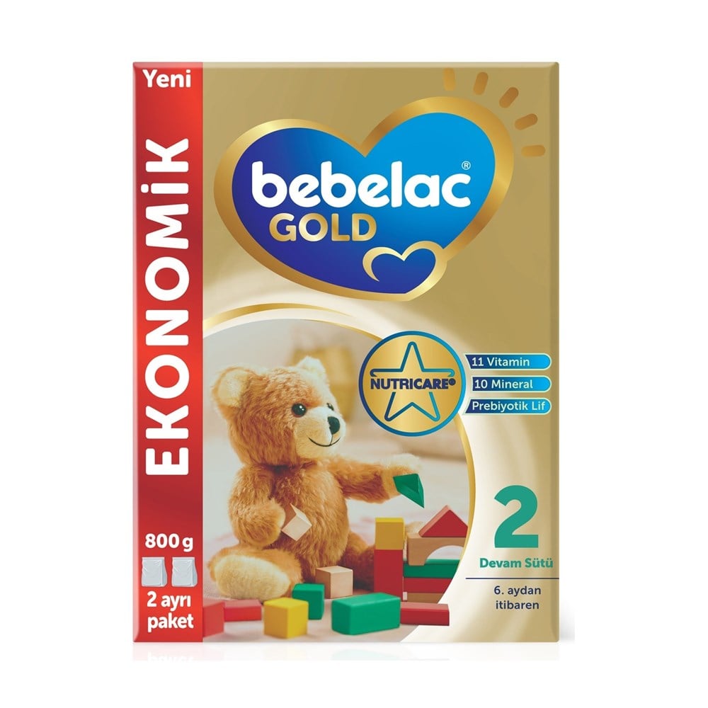 Bebelac GOLD 2 Bebek Sütü 800 g