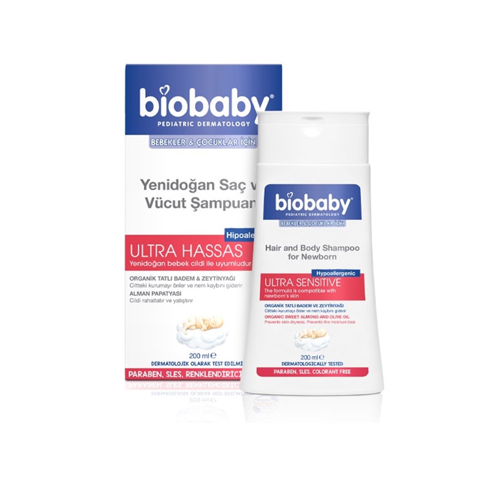 Biobaby Yenidoğan Saç ve Vücut Şampuanı 150 ml