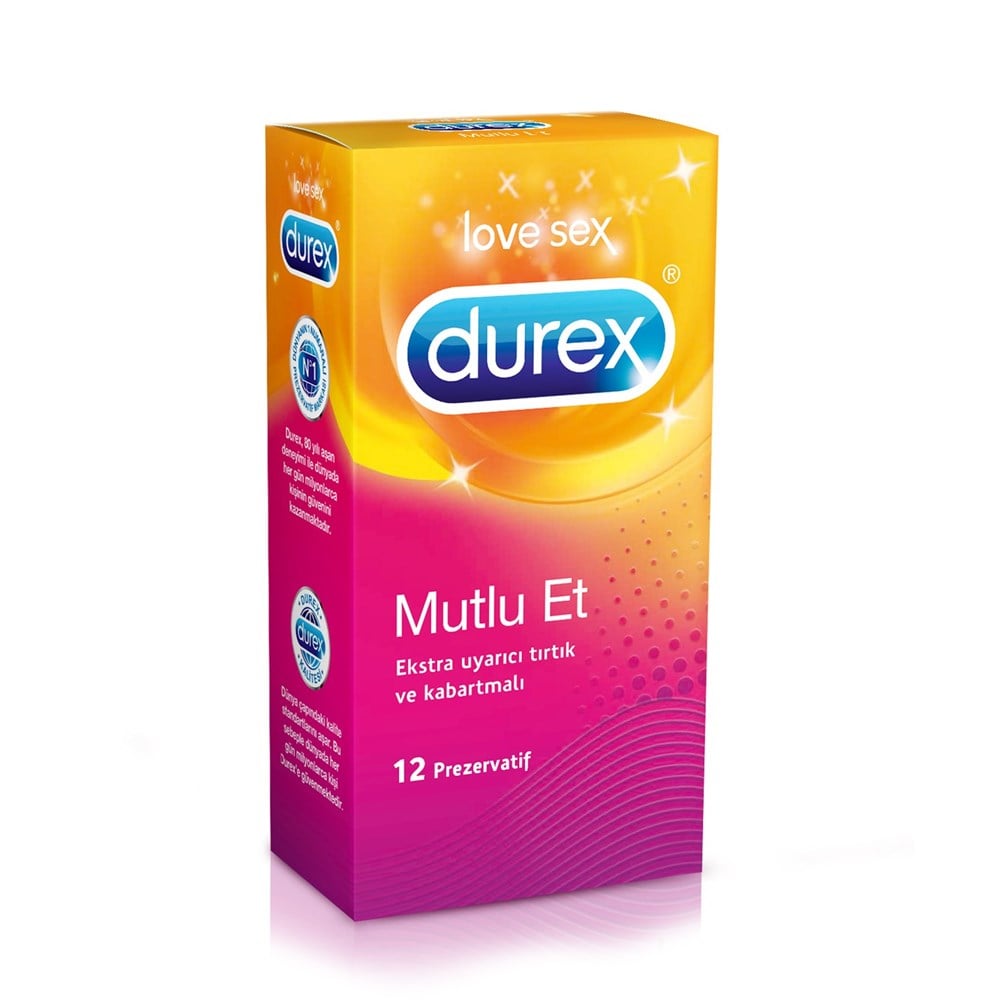 Durex Prezervatif Mutlu Et 12'li