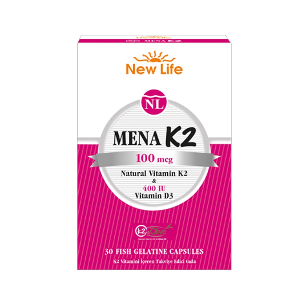 New Life Mena K2 30 Kapsül