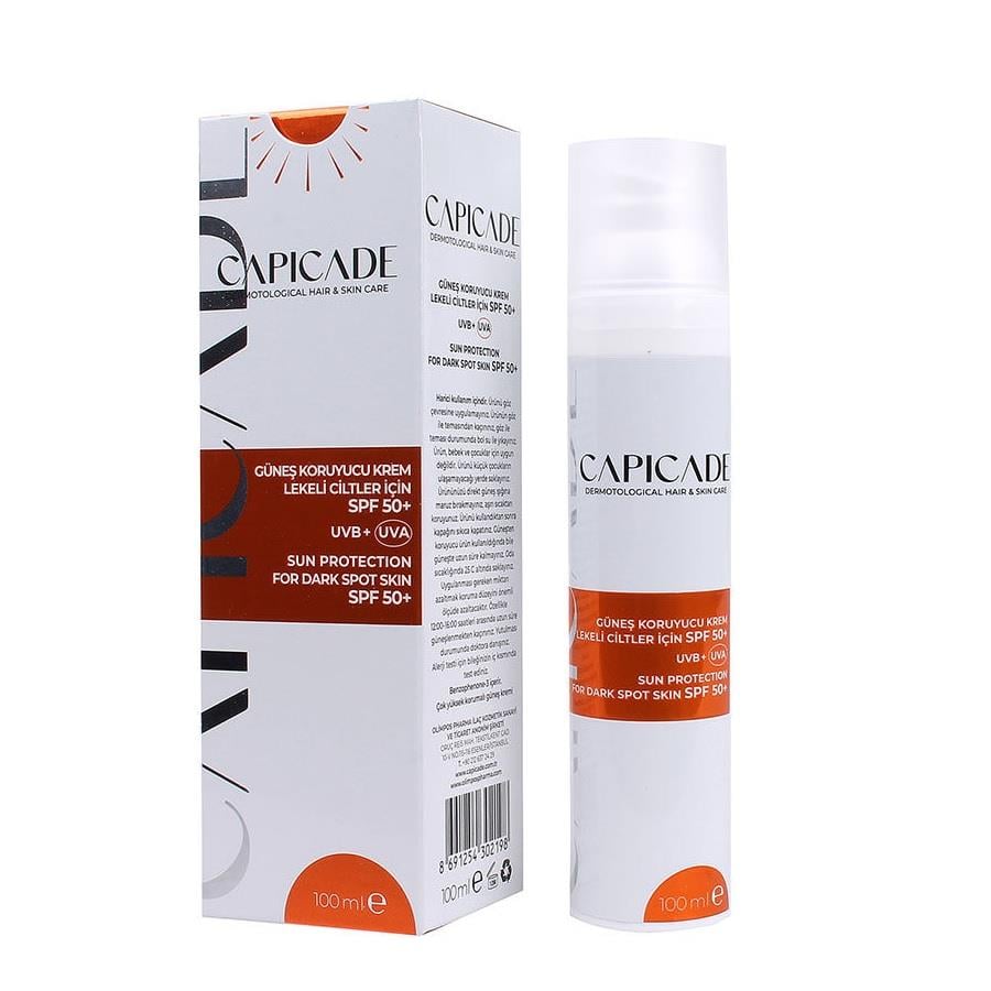 Capicade Lekeli Ciltler İçin Güneş Koruyucu Krem 100 ml