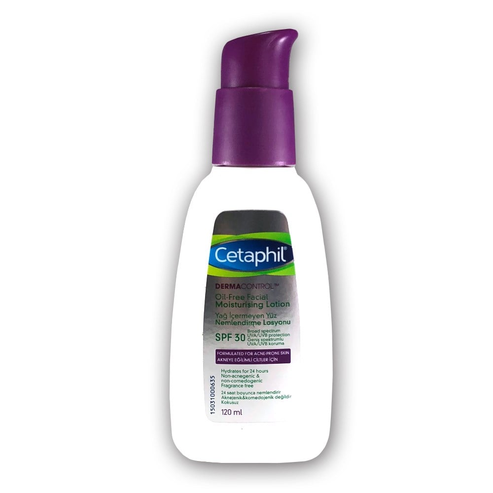 Cetaphil DermaControl Yağ İçermeyen Yüz Nemlendirme Losyonu 120 ml