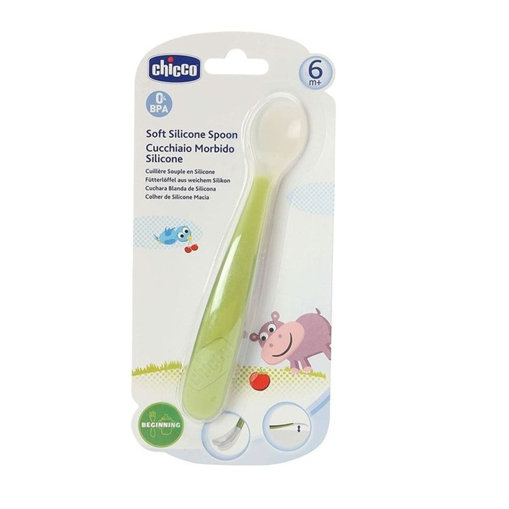 Chicco Yumuşak Silikon Uçlu Mama Kaşığı