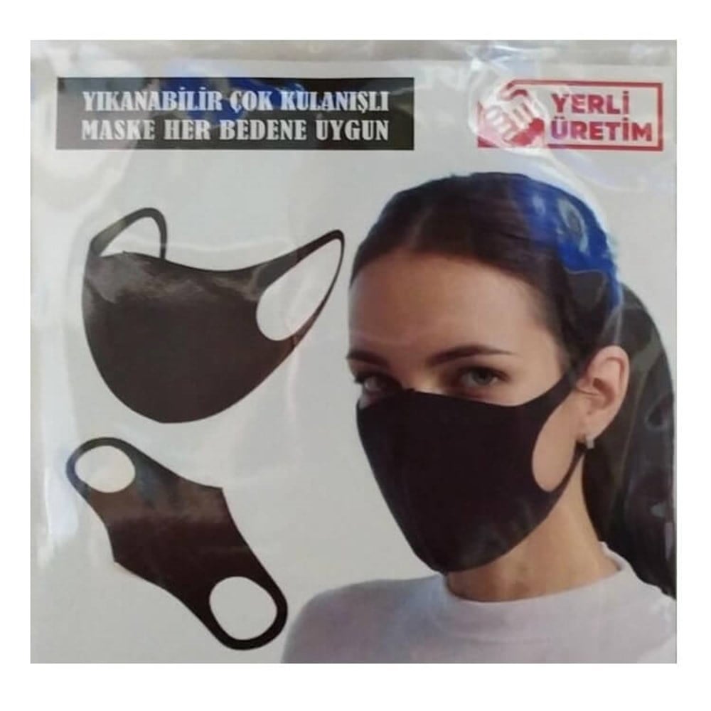 Çok Amaçlı Siyah Maske
