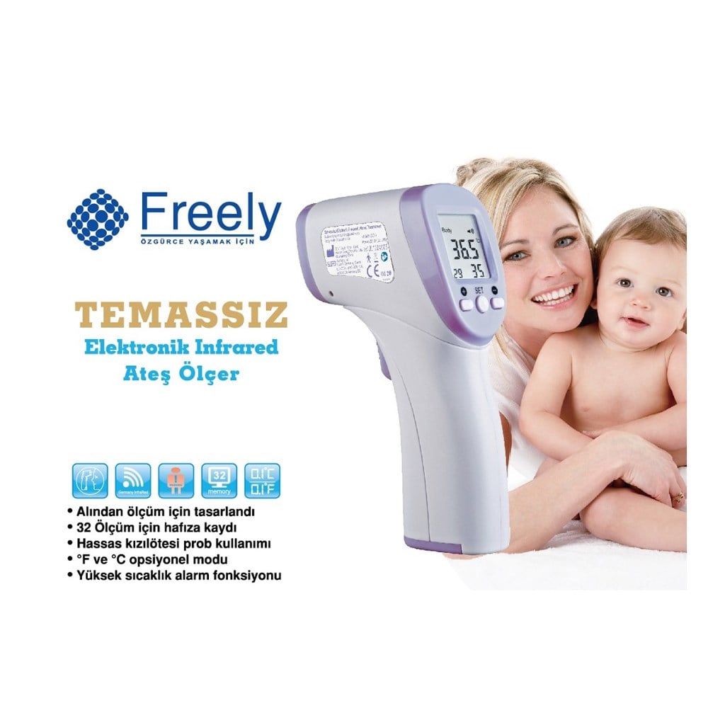 Freely Temassız Elektronik İnfrared Ateş Ölçer (FT3010)