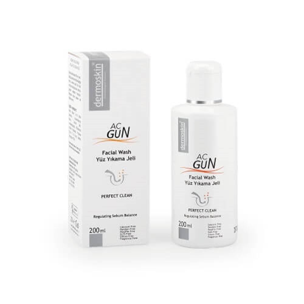 Dermoskin Acnegun Yüz Yıkama Jeli 200 ml