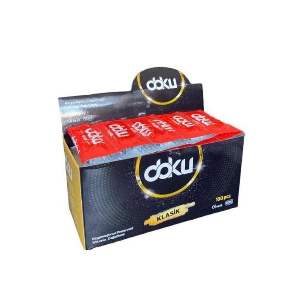 Doku Kayganlaştırıcı Prezervatif 100 Adet
