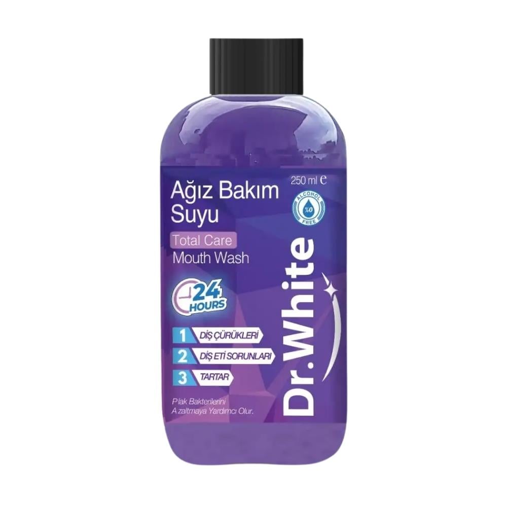 Dr. White Ağız Bakım Suyu Total Care 250 ml