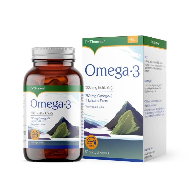 Dr. Thomson Omega-3 1200 mg 50 Kapsül