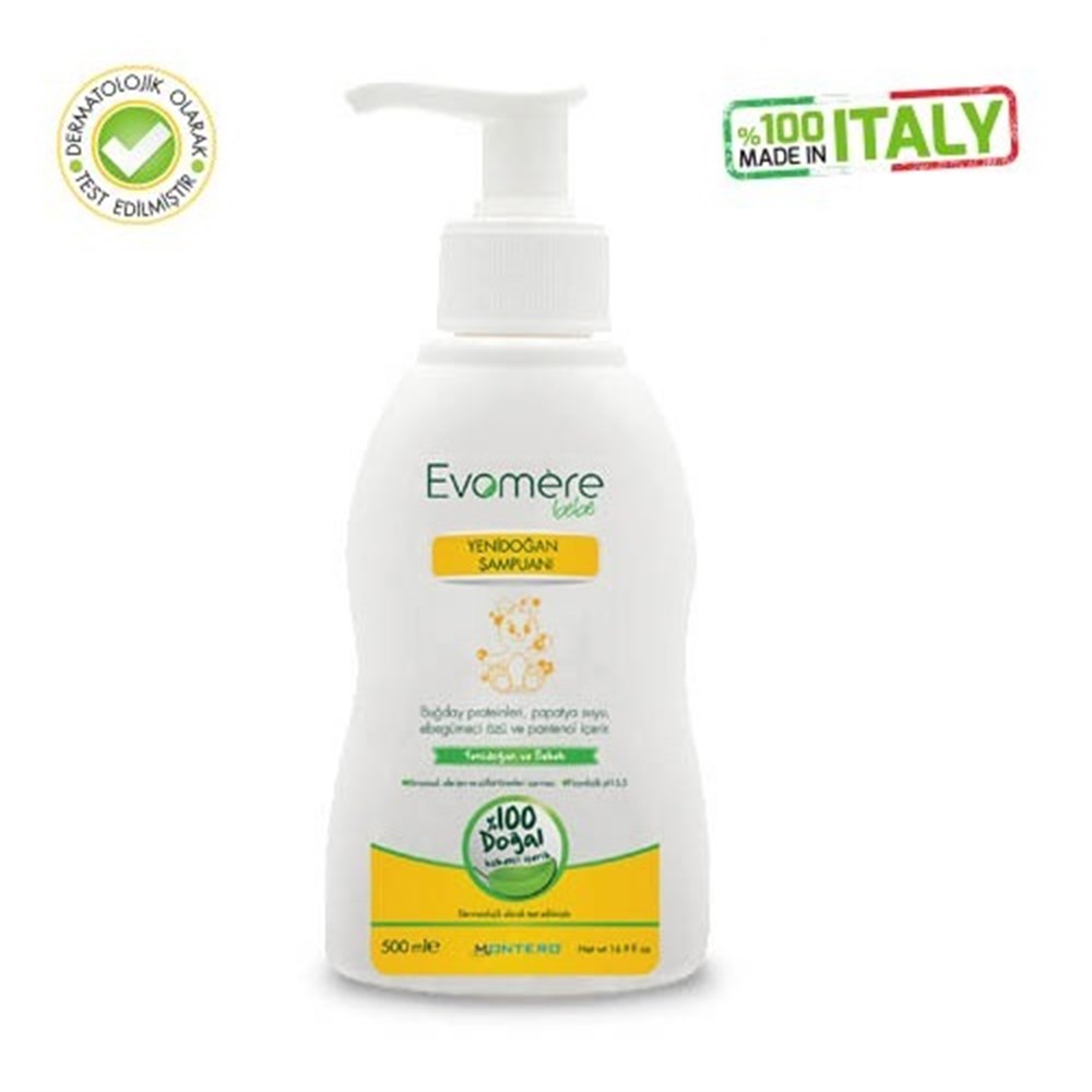 Evomere Bebe Yenidoğan Şampuanı 500 ml