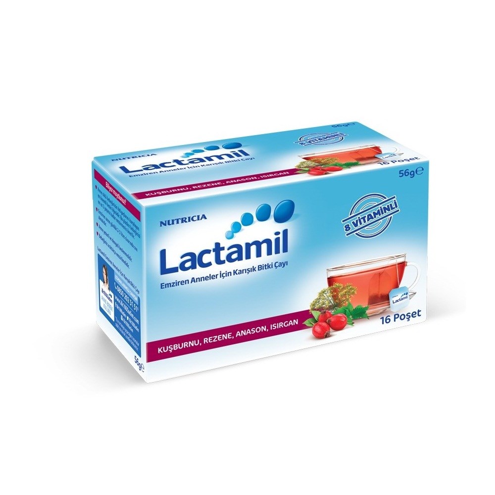 Milupa Lactamil Karışık Bitki  Çayı 16 Poşet