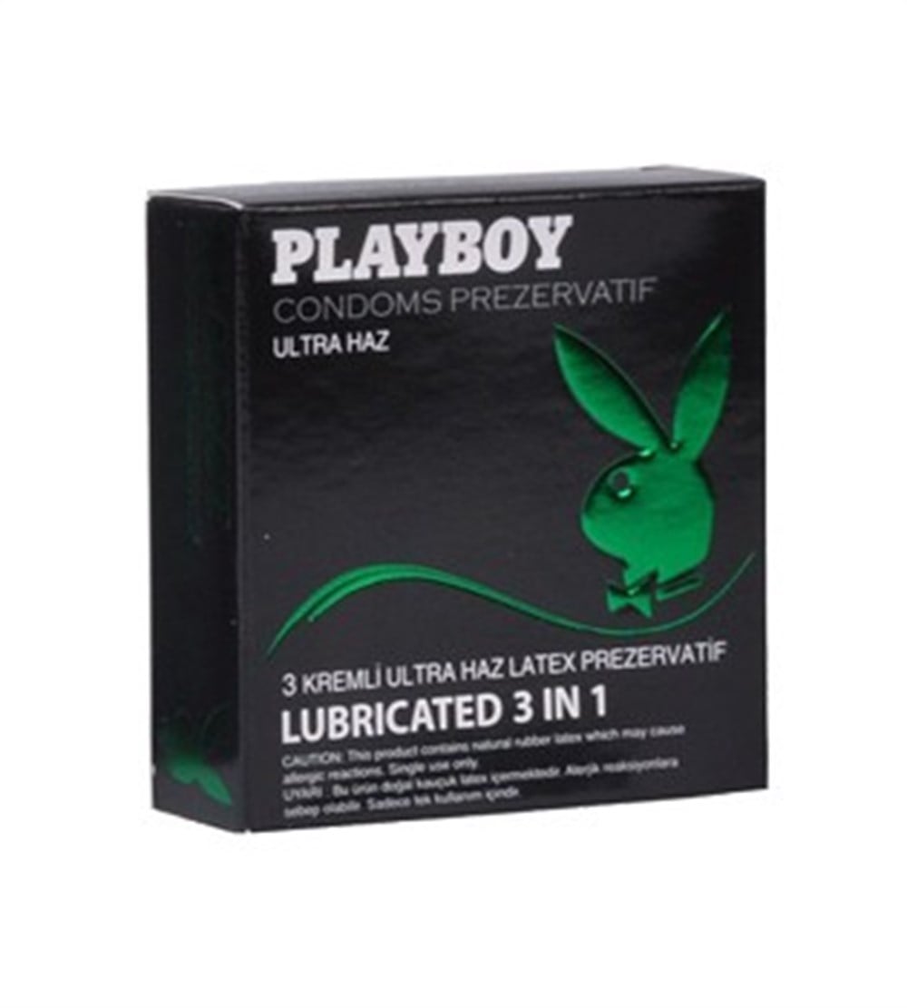 Playboy 3in1 Ultra Haz 3lü Prezervatif