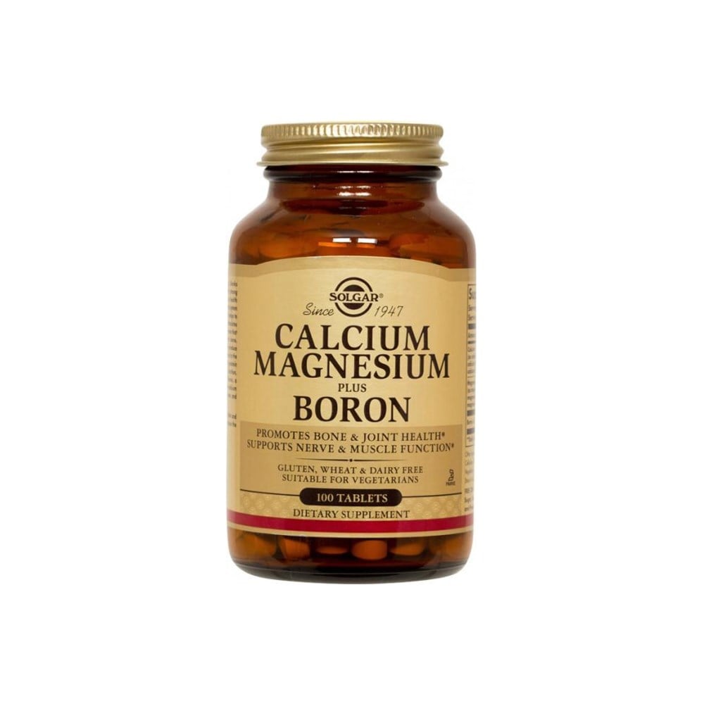 Solgar Calcium Magnesium Plus Boron 100 Tablet