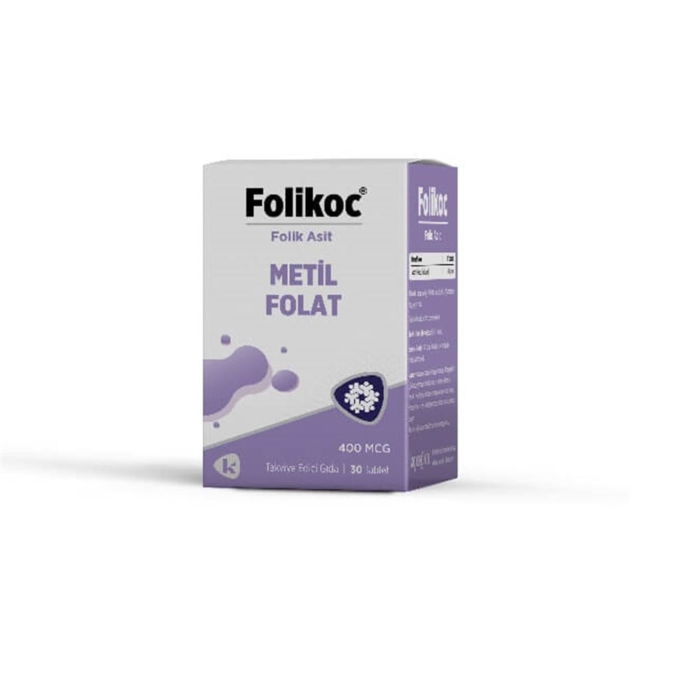 Folikoc Folik Asit 400 mcg 30 Tablet