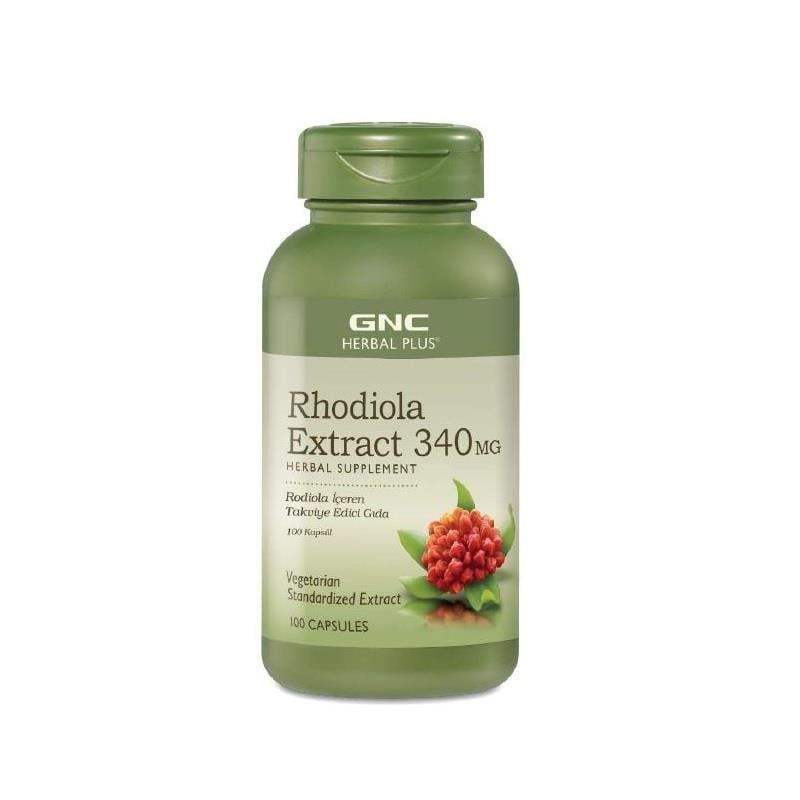 GNC Herbal Plus Rhodiola Extract 340 mg 100 Kapsül