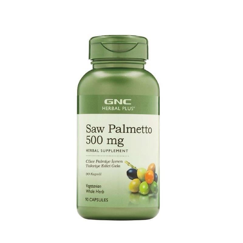 GNC Herbal Plus Saw Palmetto 500 mg 90 Kapsül