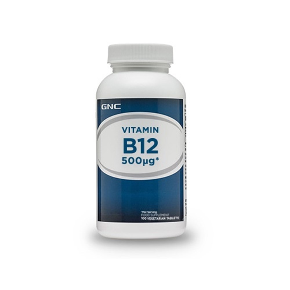 GNC Vitamin B12 500 mcg 100 Tablet
