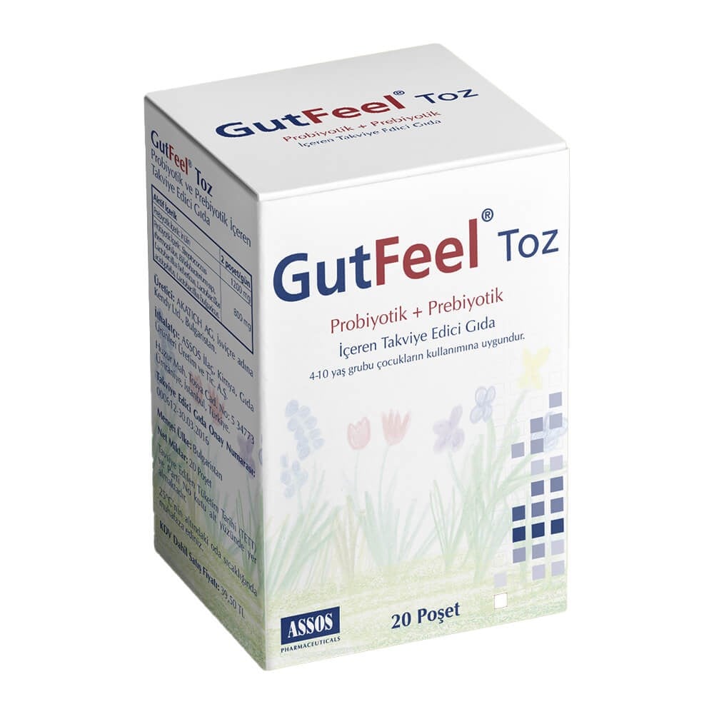 GutFeel Probiotik + Prebiotik Toz 20 Poşet