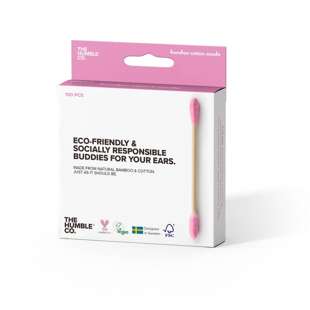 Humble Cotton Bambu Pembe Kulak Çubuğu 100 Adet