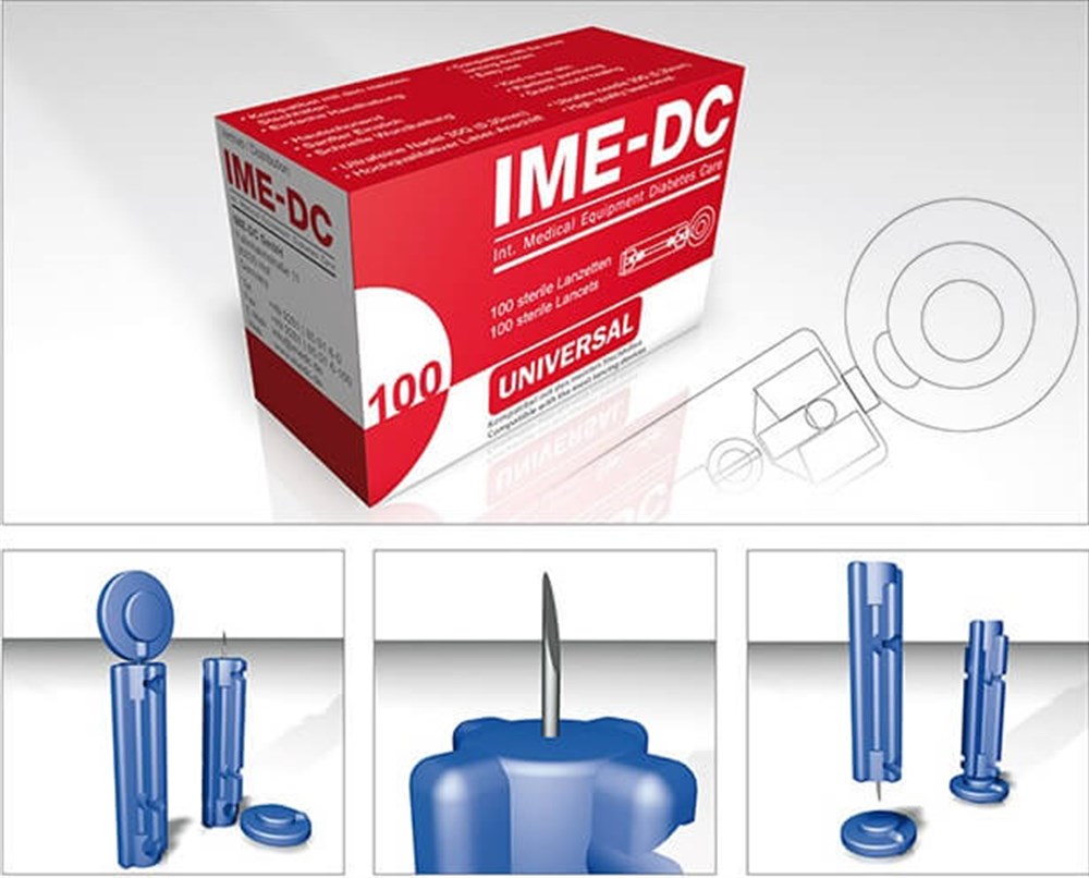 IME-DC Steril Lanset 100 Adet