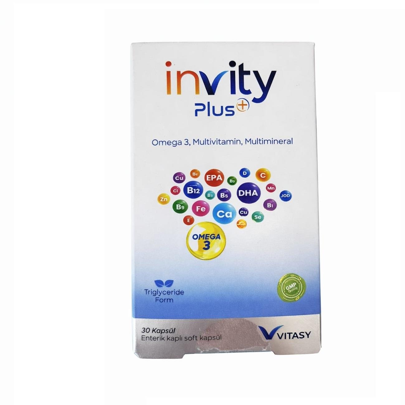 Invity Plus 30 Kapsül