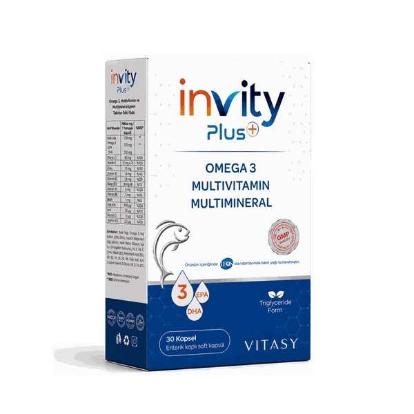 İnvity Plus 30 Kapsül