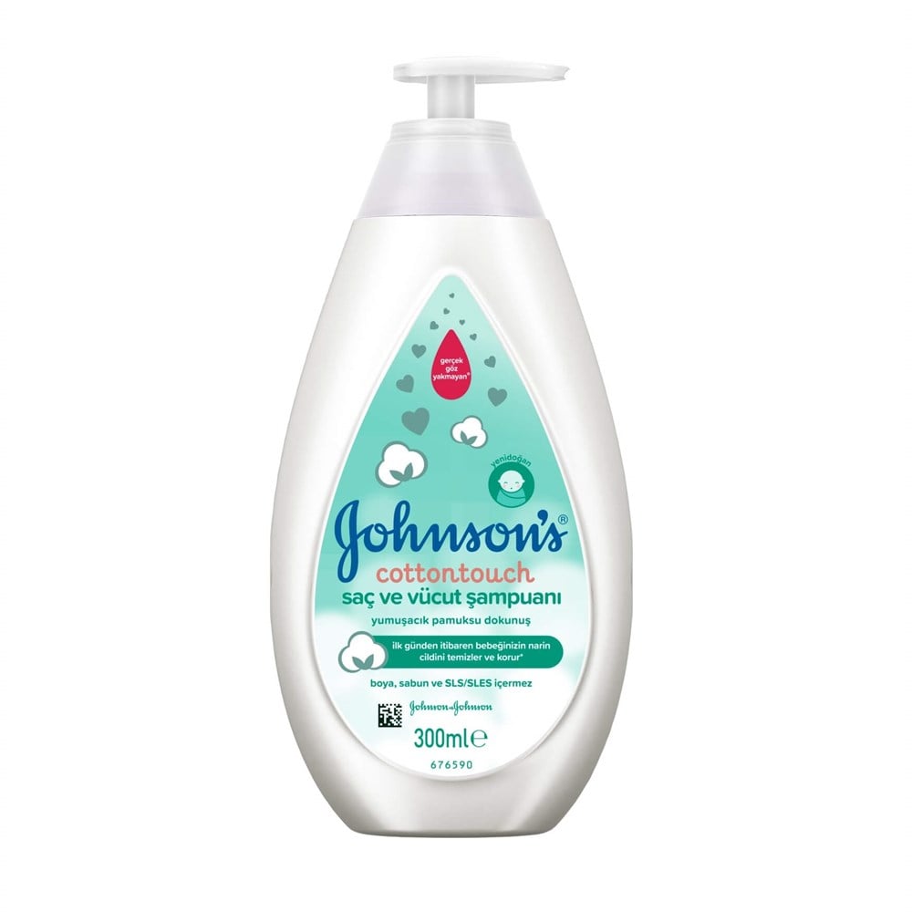 Johnson's cottontouch Saç ve Vücut Şampuanı 300 ml