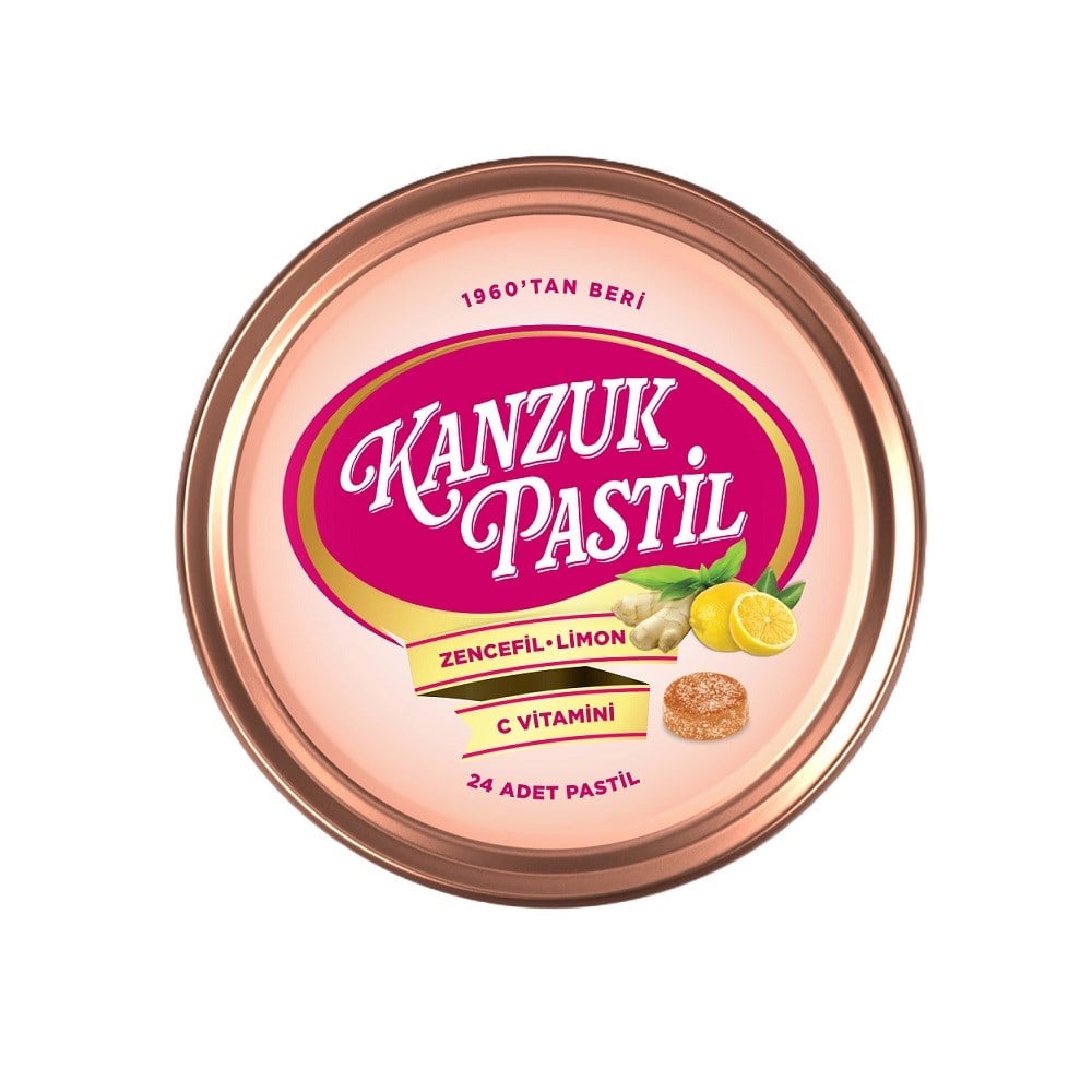 Kanzuk Zencefil Limon C Vitamini 24 Pastil