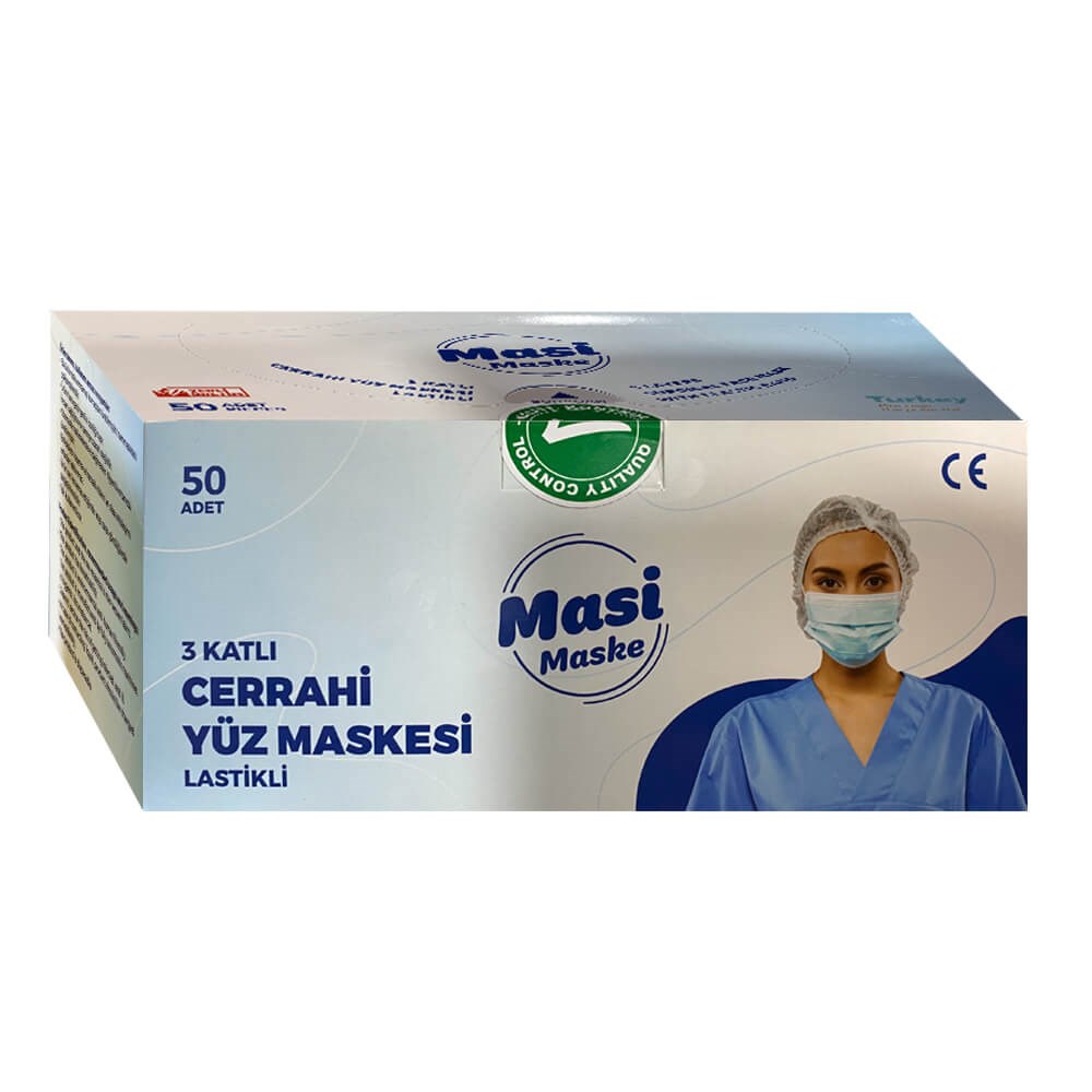Masi 3 Katlı Yüz Masyesi 50 Adet
