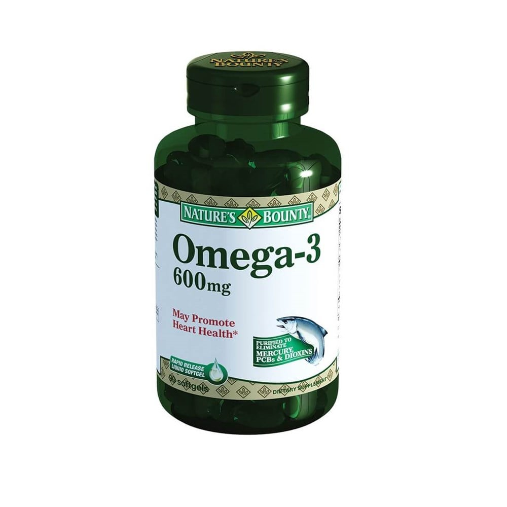 Nature's Bounty Omega-3 600 mg 90 Kapsül