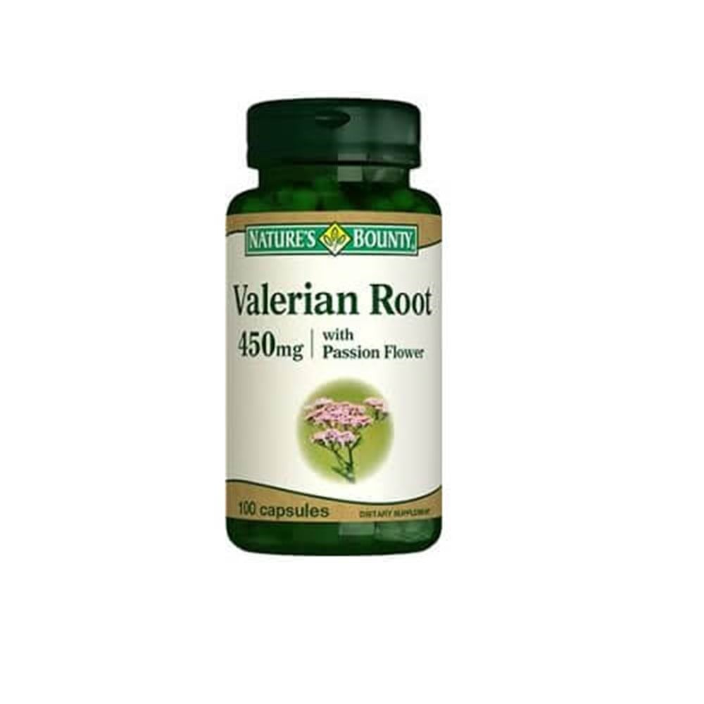 Nature's Bounty Valerian Root 450 mg 100 Kapsül