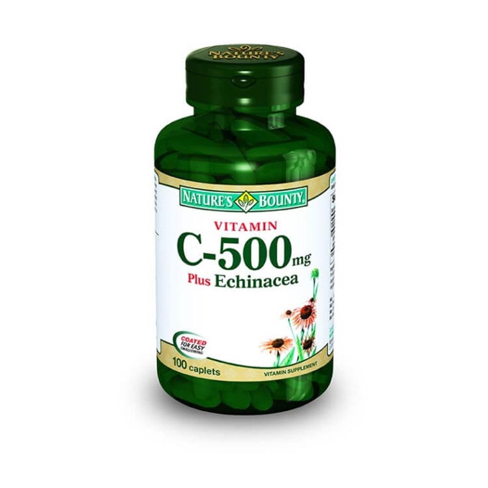 Nature's Bounty Vitamin C-500 mg Plus Echinacea 100 Kaplet