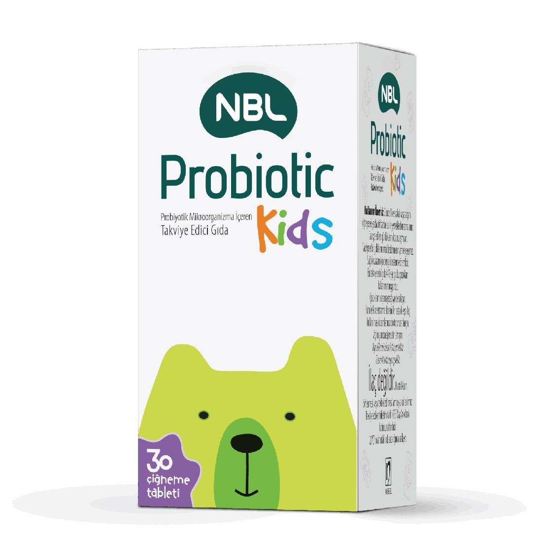 NBL Probiotic Kids 30 Çiğneme Tableti