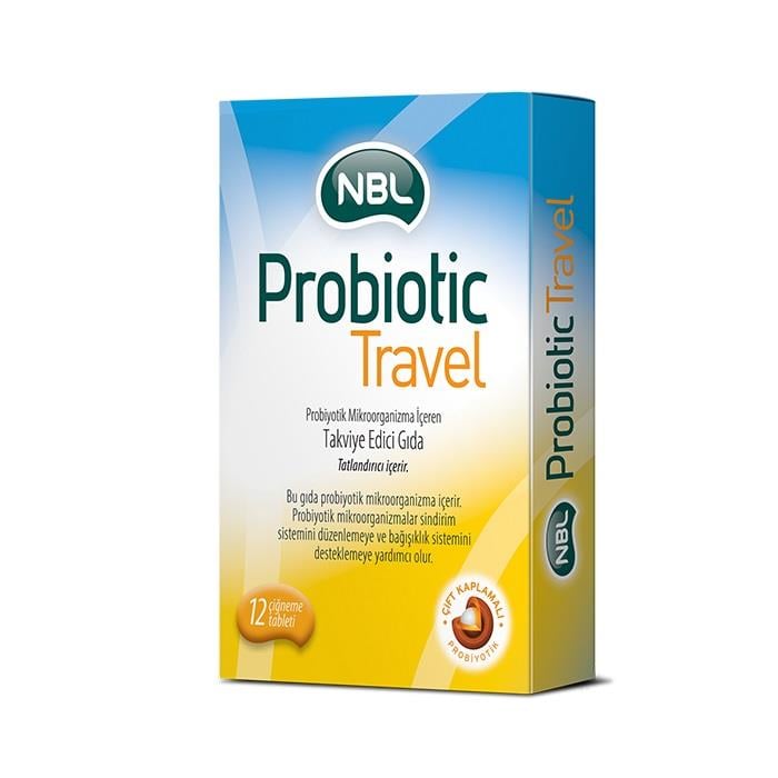 NBL Probiotic Travel 12 Çiğneme Tablet