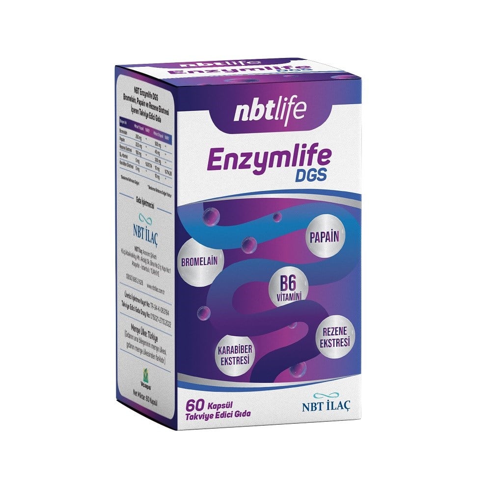 NBTLife Enzymlife DGS 60 Kapsül