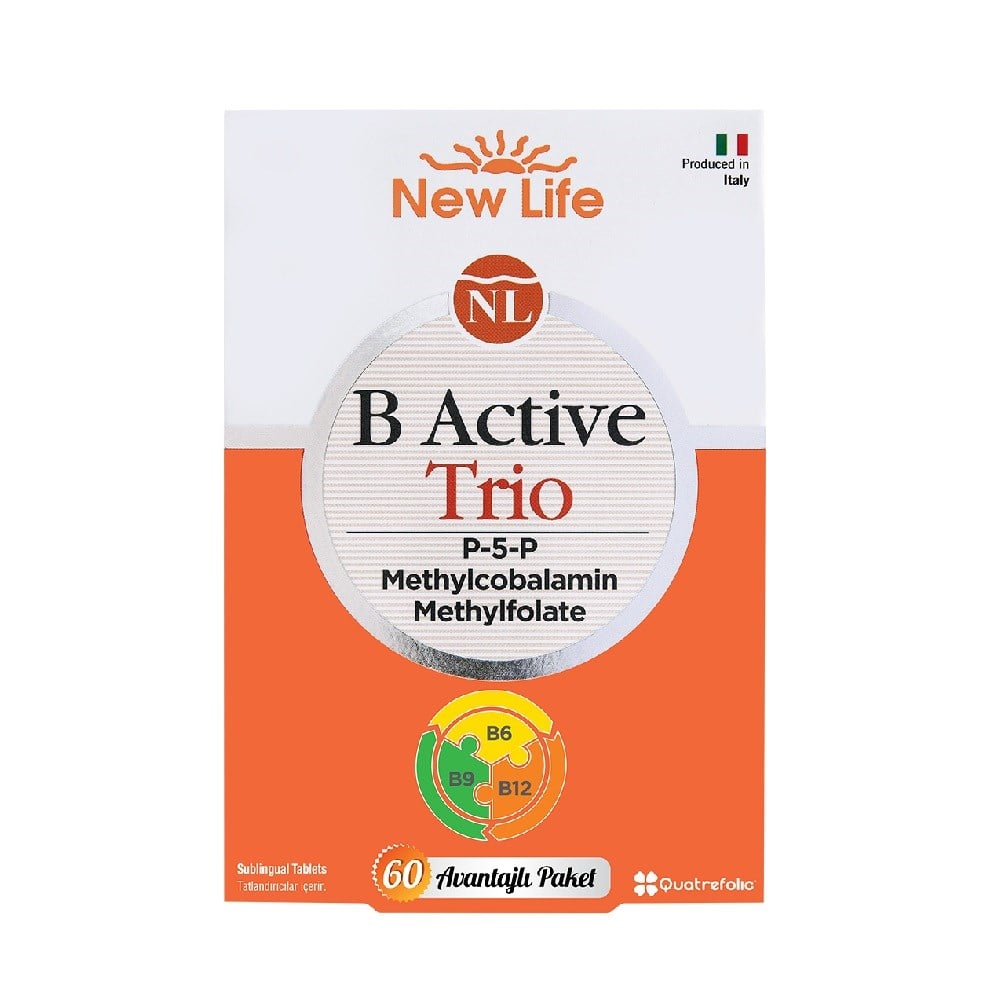 New Life B Active Trio 60 Dilaltı Tablet